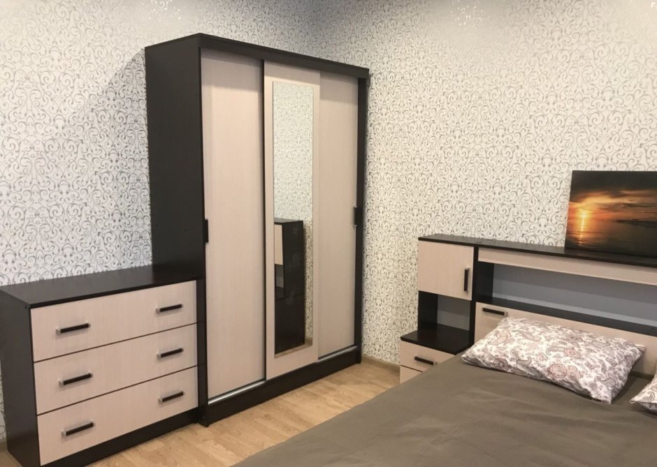 Спальный гарнитур "Александра" Комби (венге) (интерьер центр)