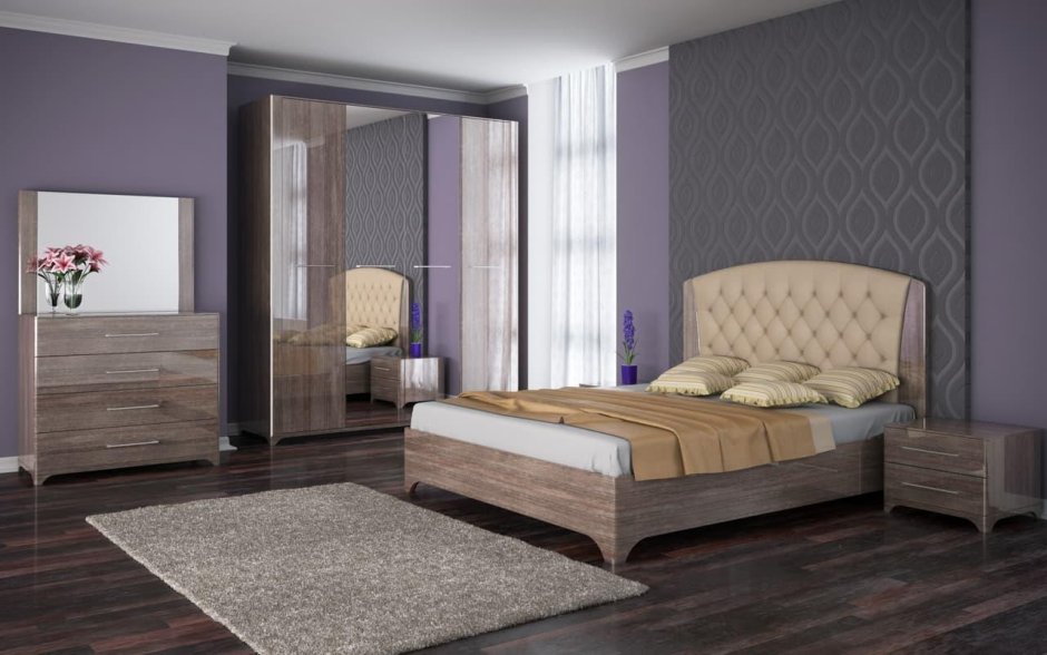 Мебельная фабрика Леко спальный гарнитур Вега