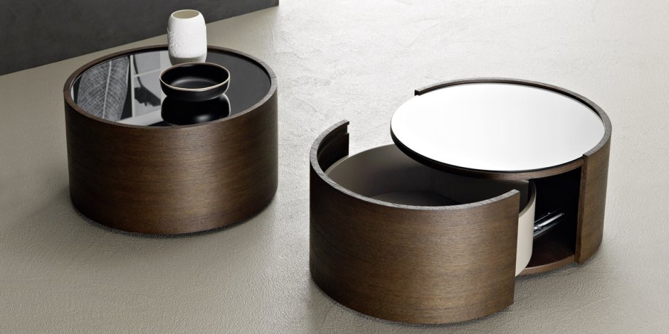 Прикроватная круглая тумбочка Sangiacomo Cidori Tondo