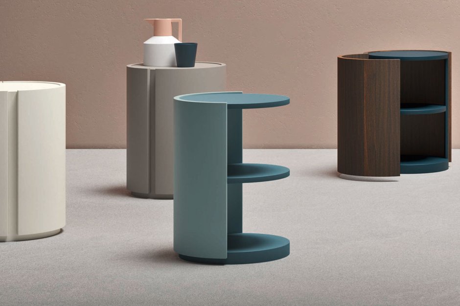 Прикроватная тумба Alivar Round sro1 - металл