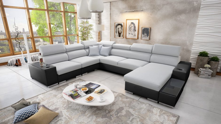 П образные диваны