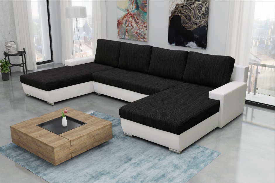 П-образный диван в гостиную