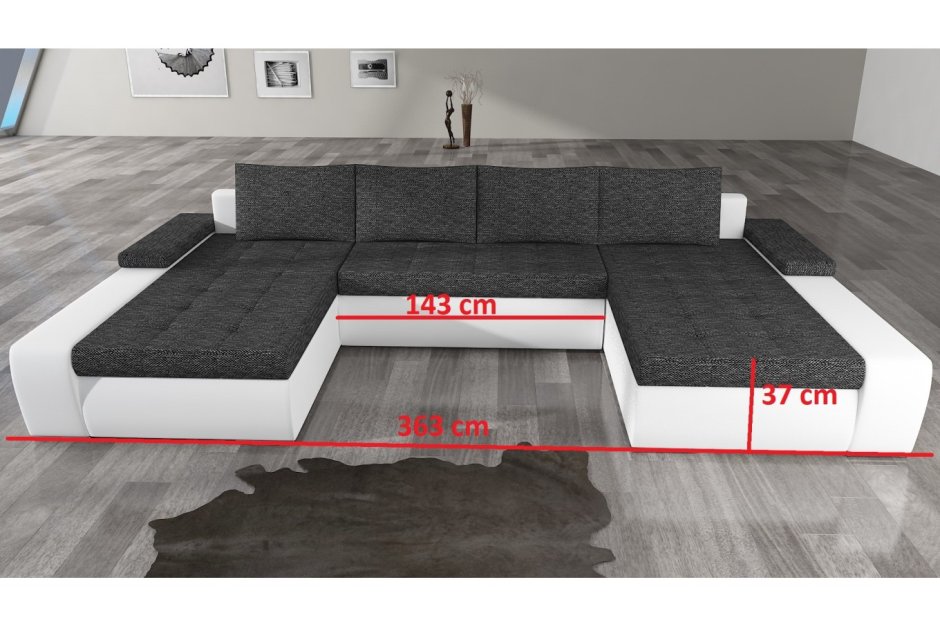 Диван кровать п образный