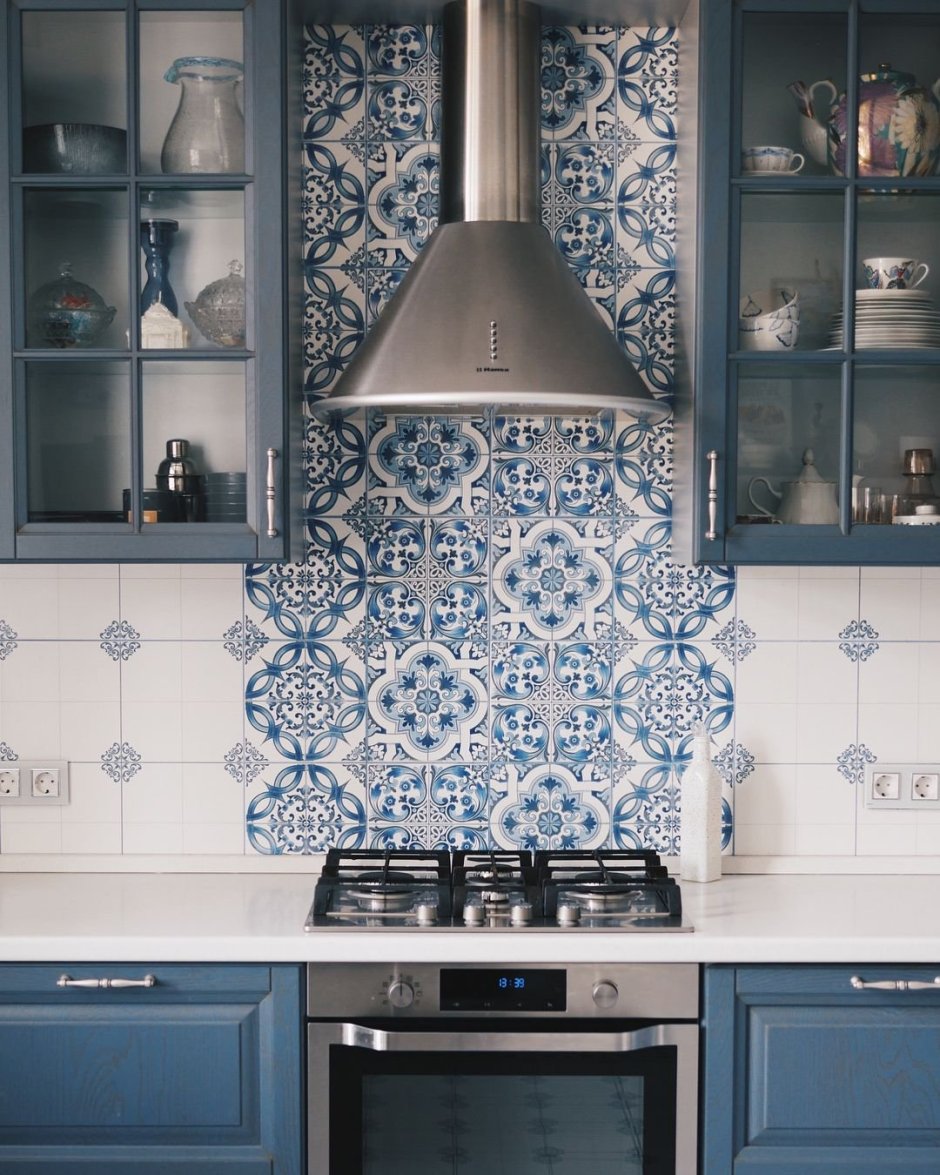 Плитка гжель для кухни