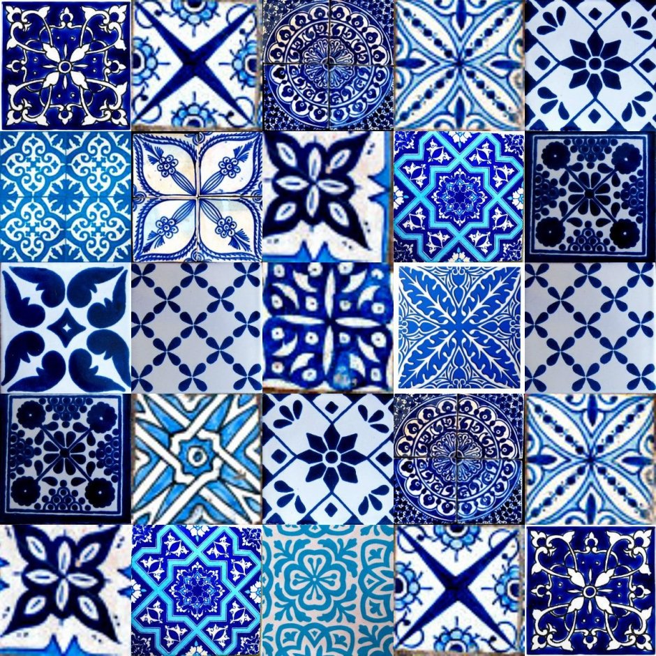 Плитка azulejo марокканский стиль