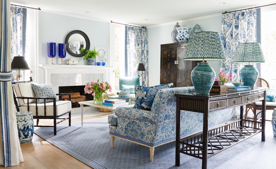 Стиль Гжель в интерьере