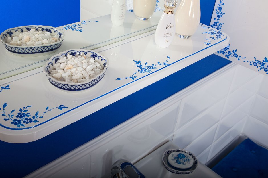 Гжель в интерьере