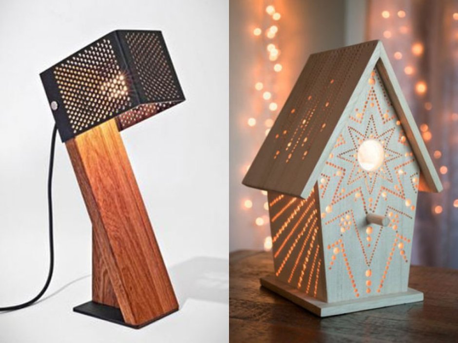 Светильник из фанеры