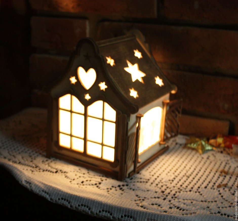 Светильник из деревяшки и эпоксидная смола