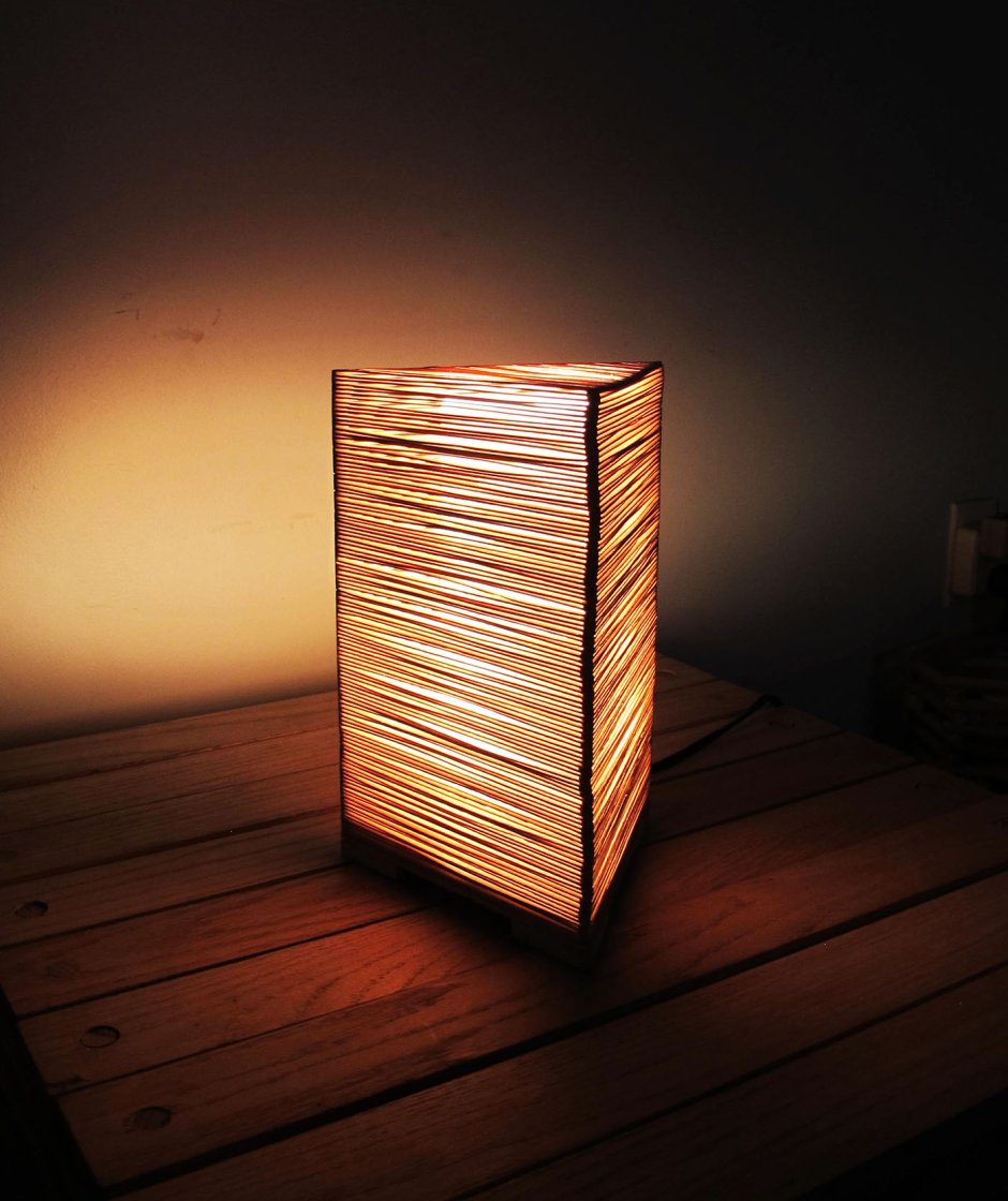 Деревянный светодиодный светильник