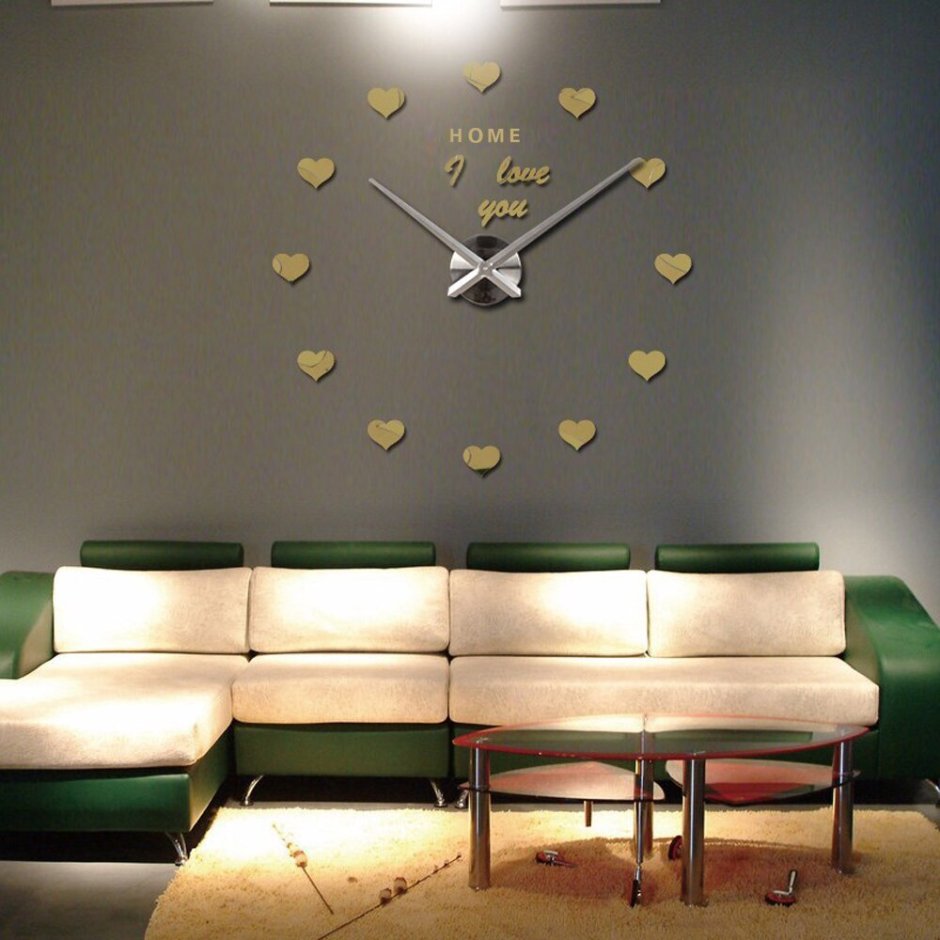 Объемные часы на стену