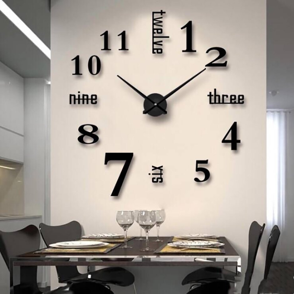 Дизайнерские часы на стену большие