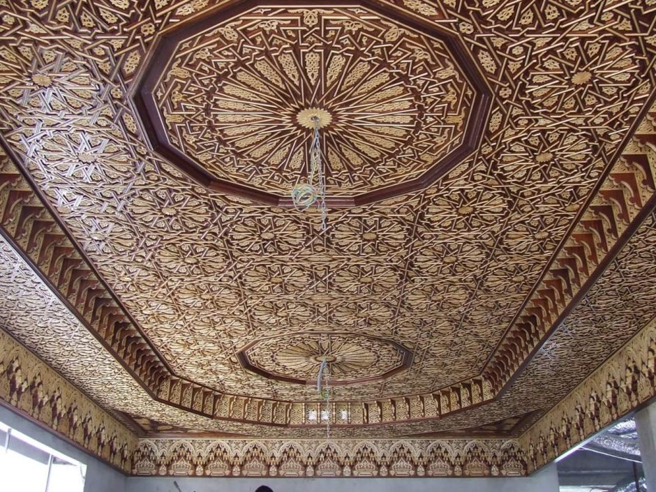 Потолок декор узбекский