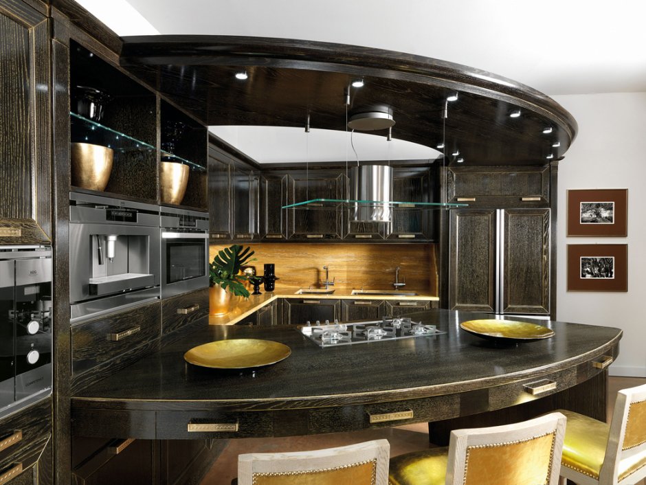 Шкаф для вина лофт на кухне