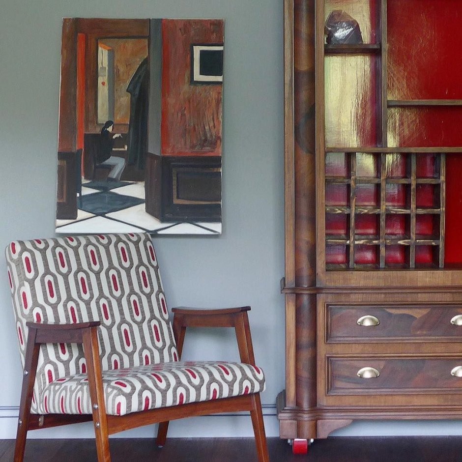 Кресло обивка пейски