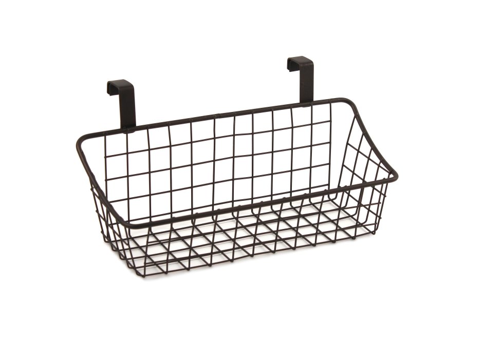 Железная корзинка декоративная