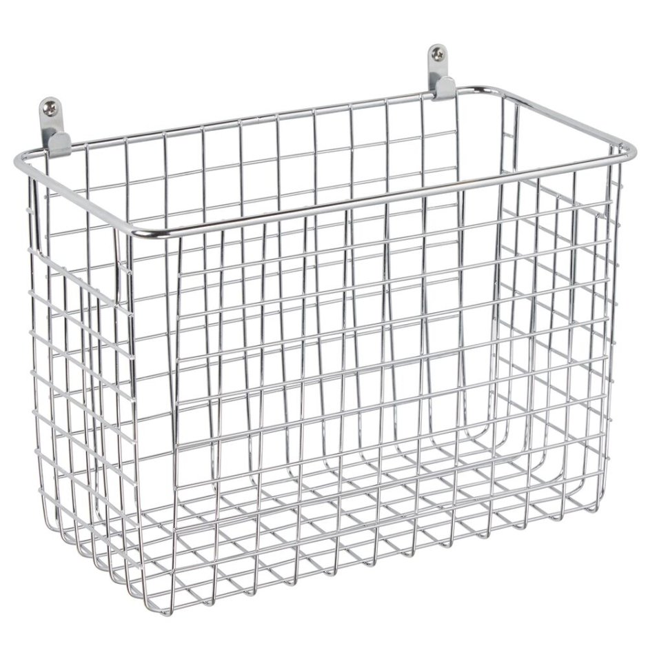 Корзина настенная металлическая