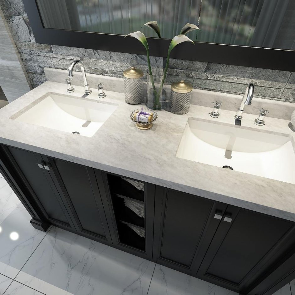 72 Inch Double Sink Bathroom Vanity