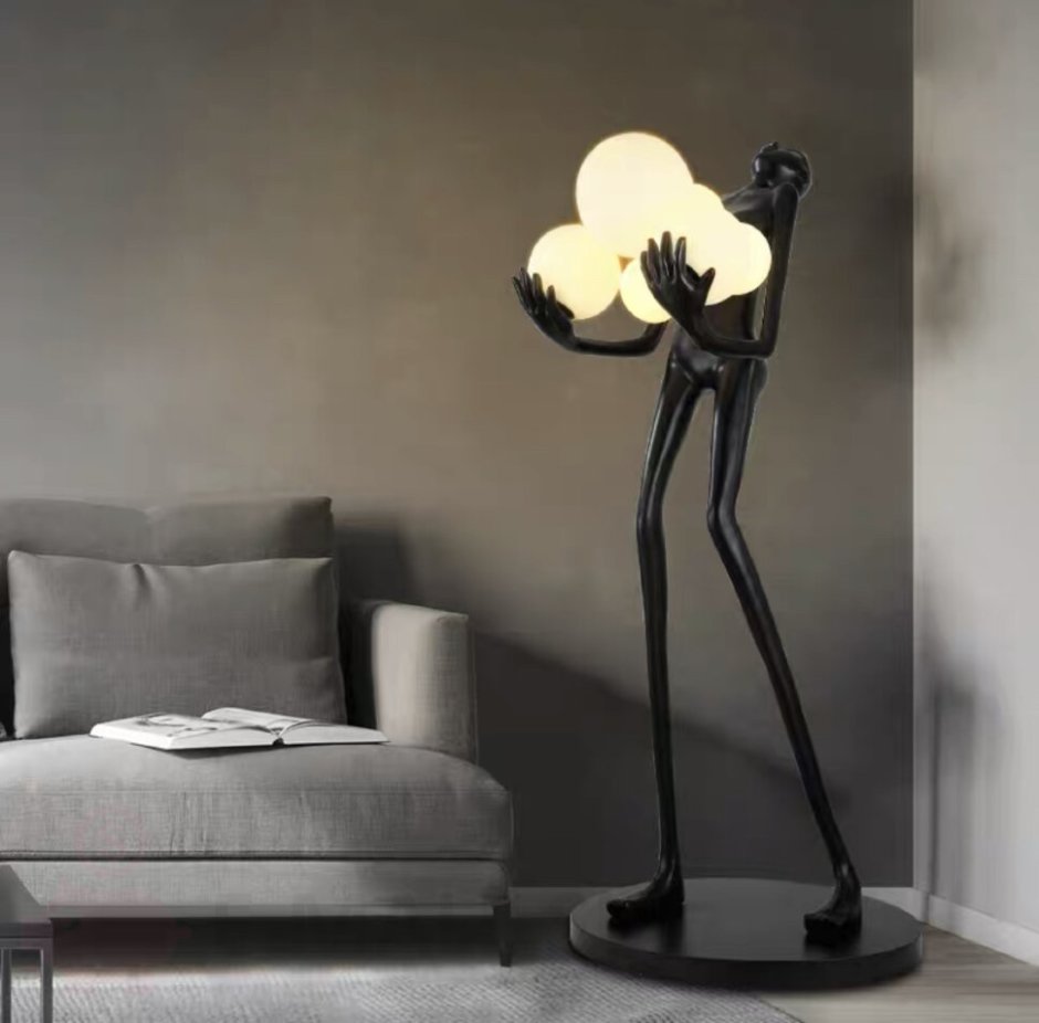 Piano Floor Lamp Black 3746-05