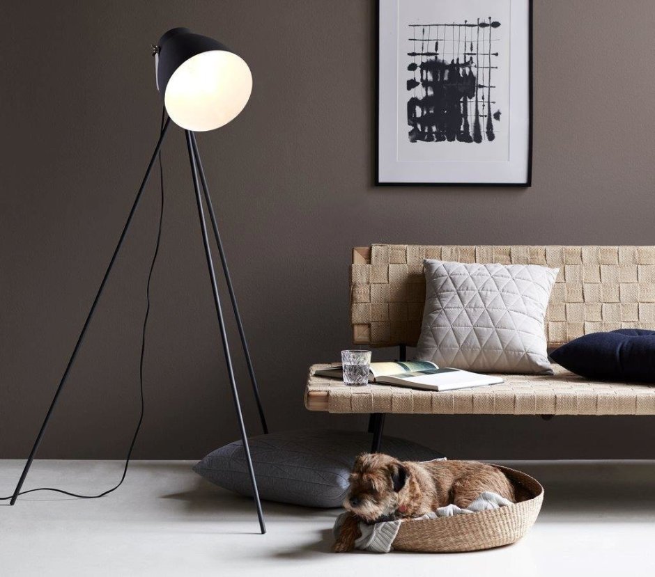 Ic Lighting Flos Floor 2 Black by Michael Anastassiades торшер