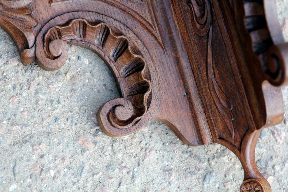 Деревянные кронштейны для полок