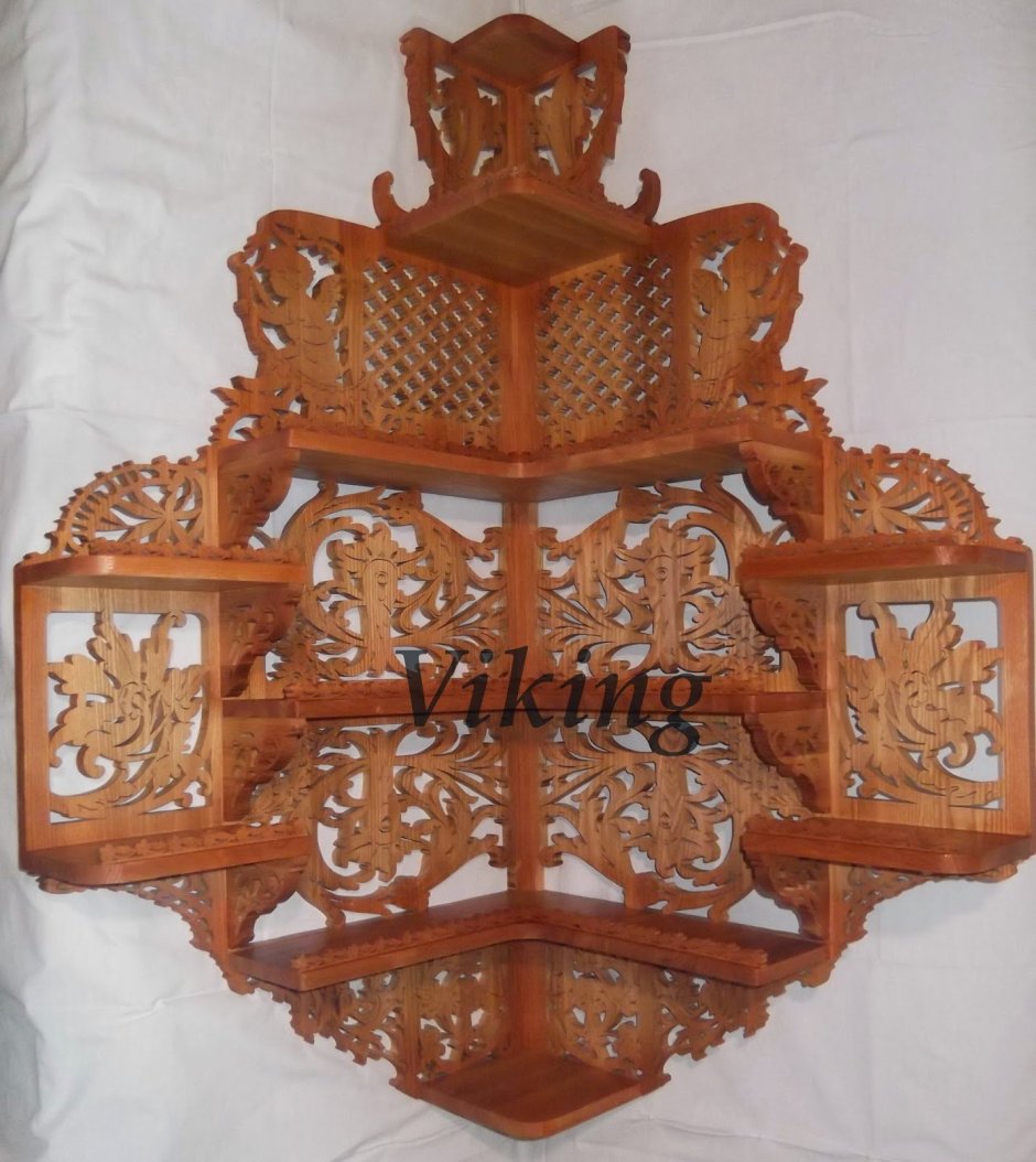 Резная полка вектор