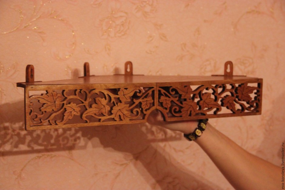 Полка резная s002-HIV-B