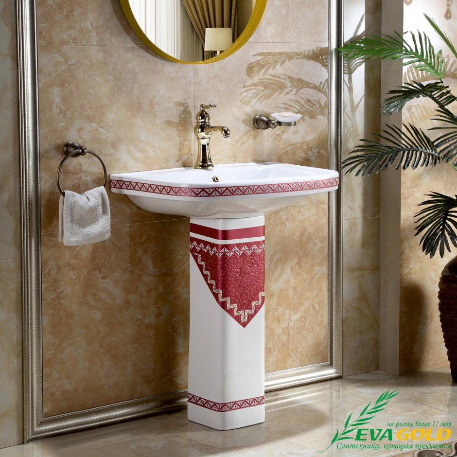 Умывальник sm9007b золото