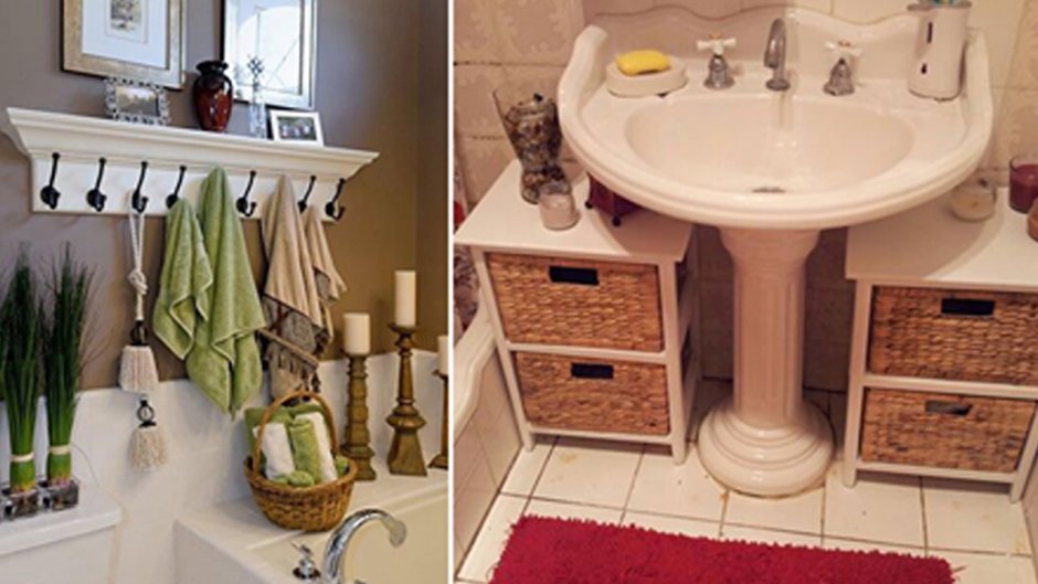 Экономия места в ванной