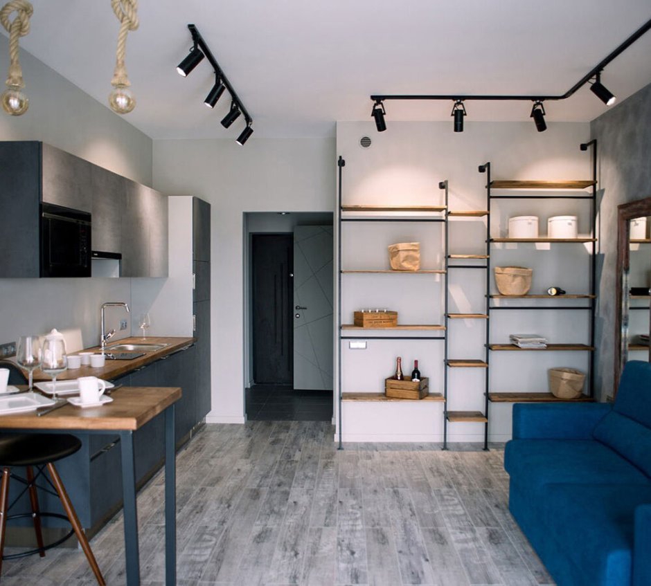 Трековые светильники в интерьере