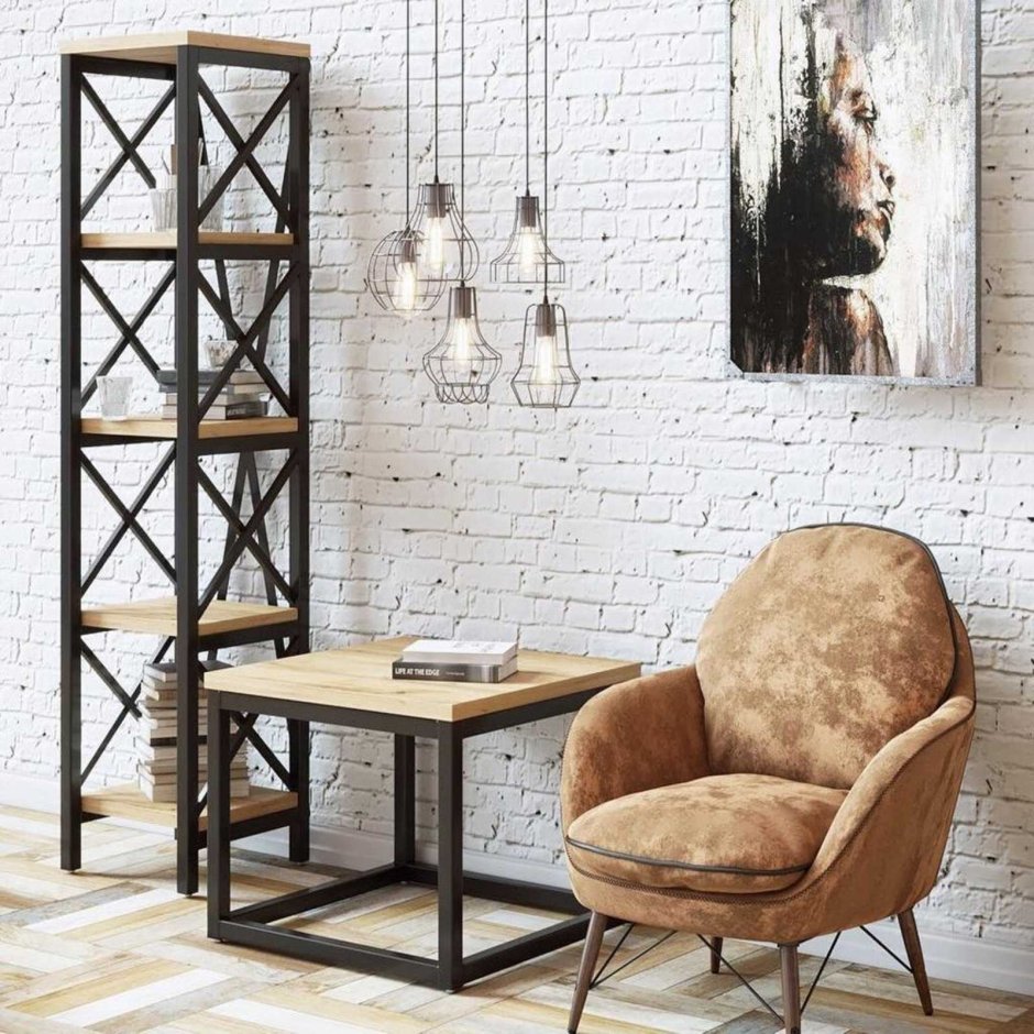 Стеллаж лофт икеа