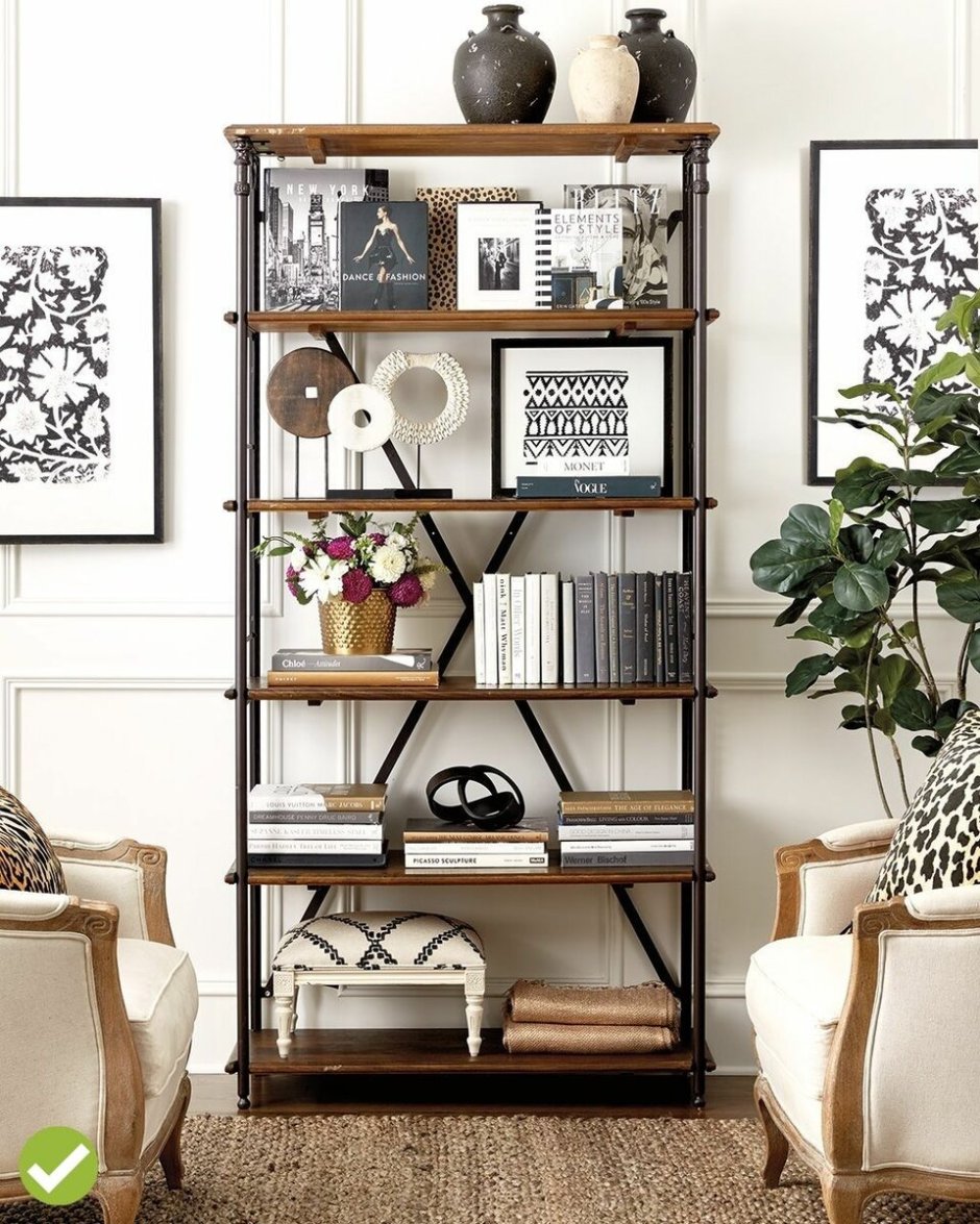 Стеллаж из профильной трубы 20х20 лофт для MYSKIN