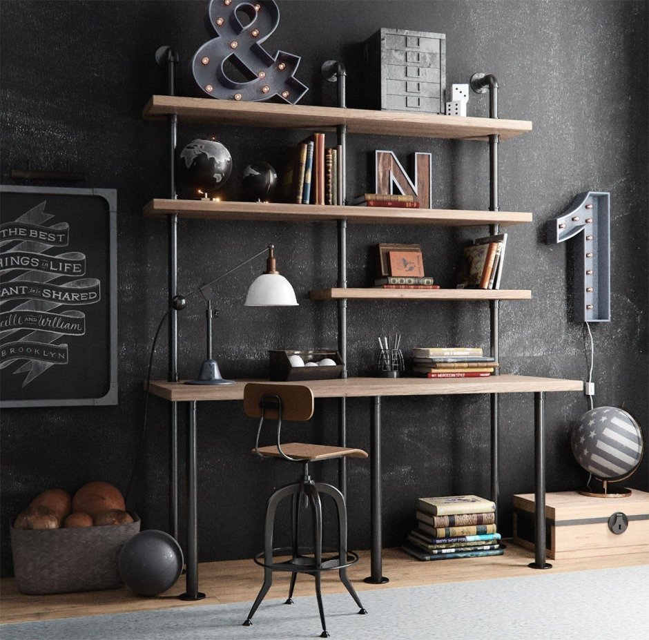 Стеллаж "лофт Симпл"