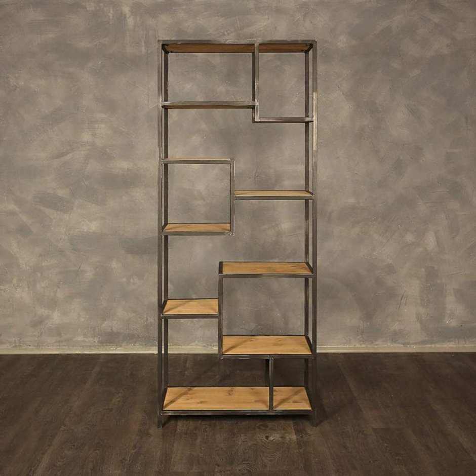 Зонирующий стеллаж лофт