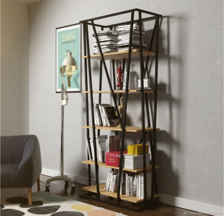 Стеллаж "лофт Симпл"