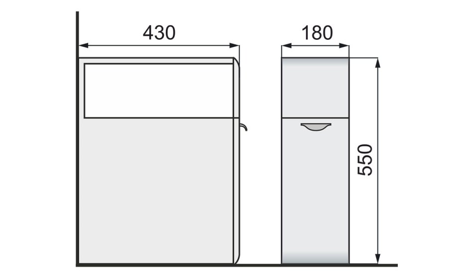Тумба под раковину Cersanit Smart 40 su-sma-co40/WH