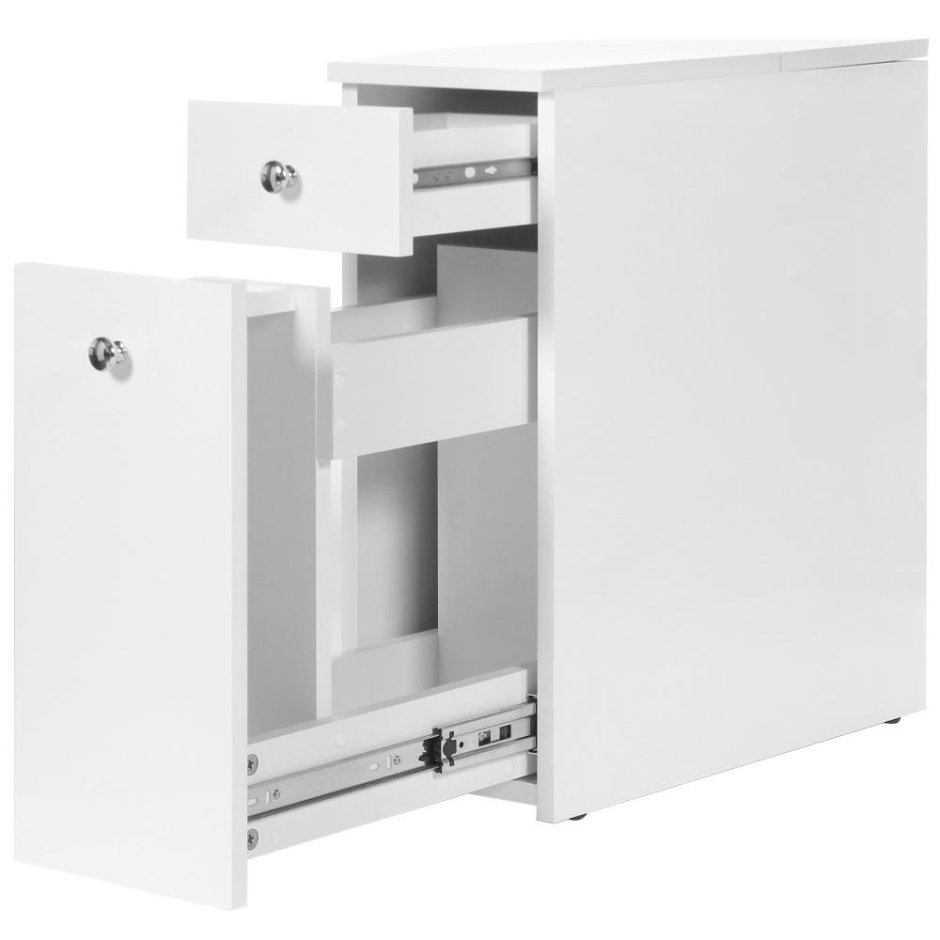 Узкая тумба для ванной