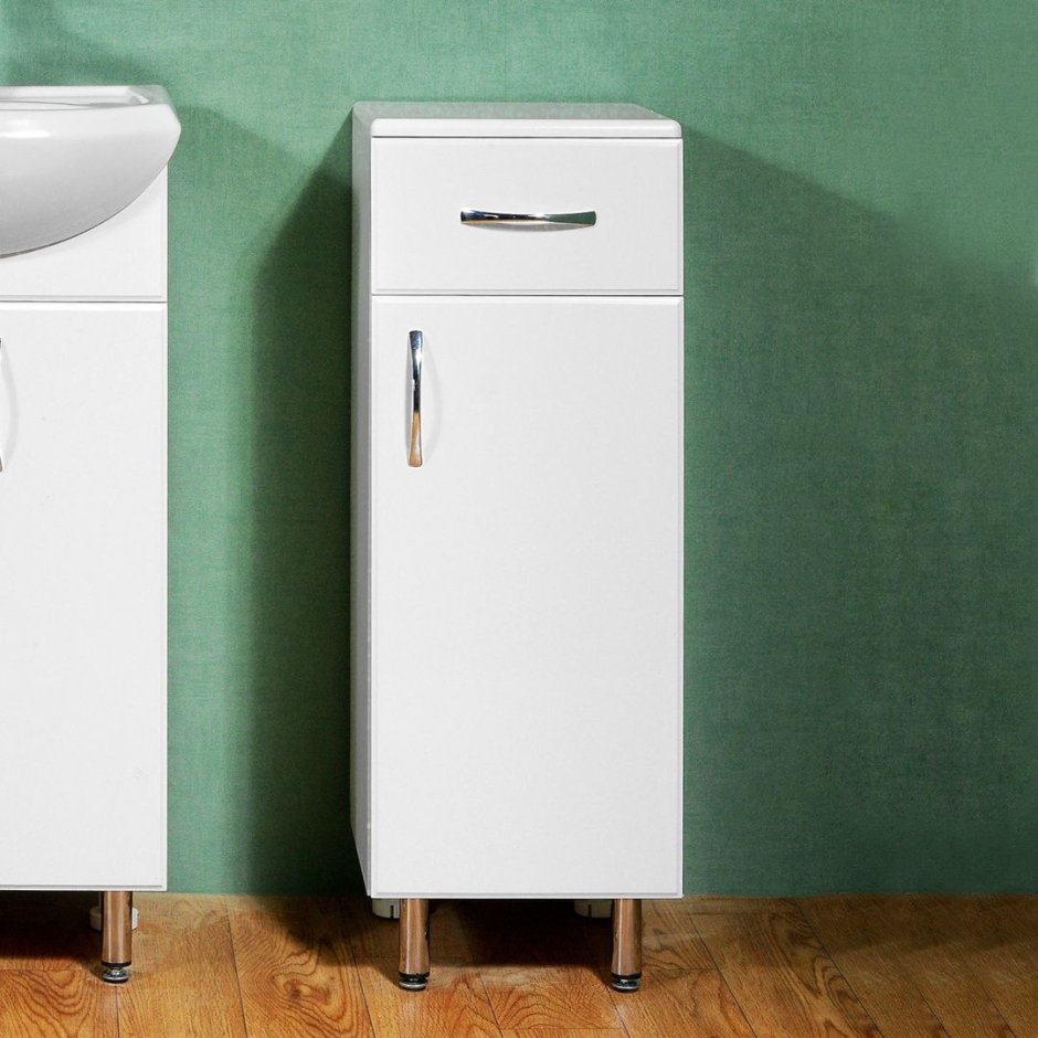 Узкая тумба для ванной