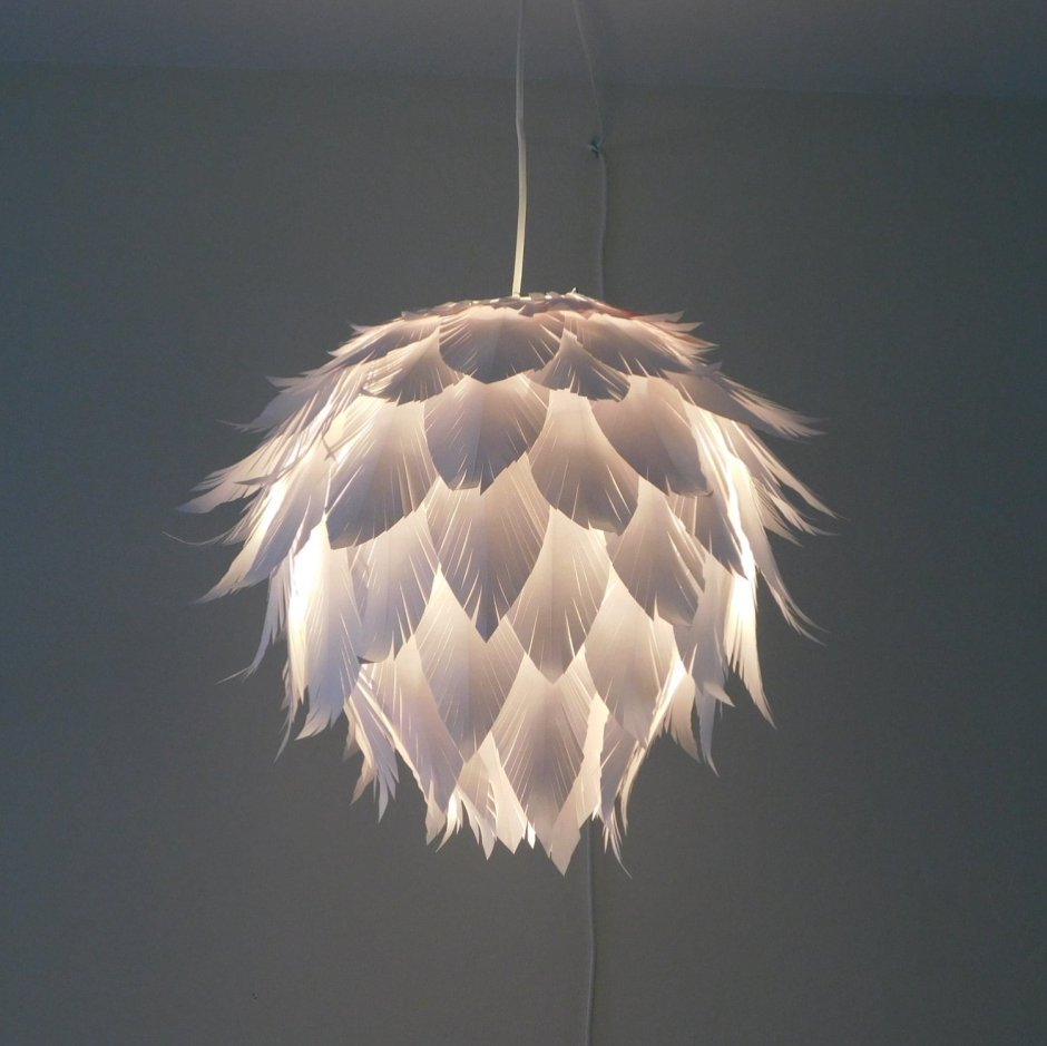 Пушистая люстра