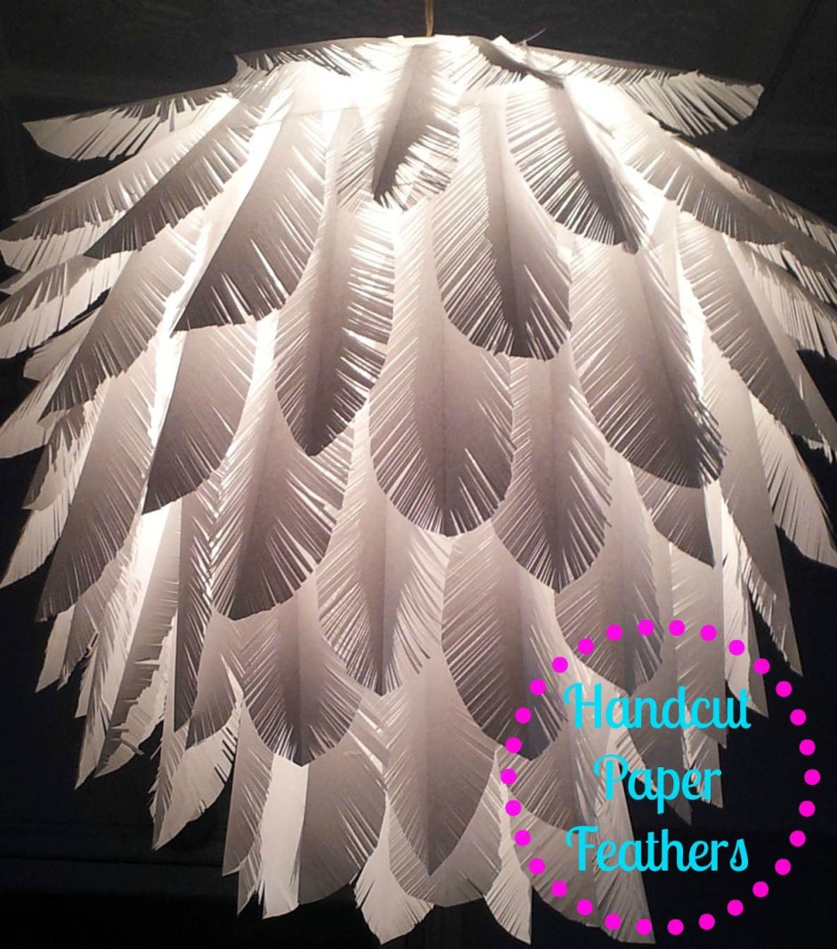 Светильник из пергаментной бумаги