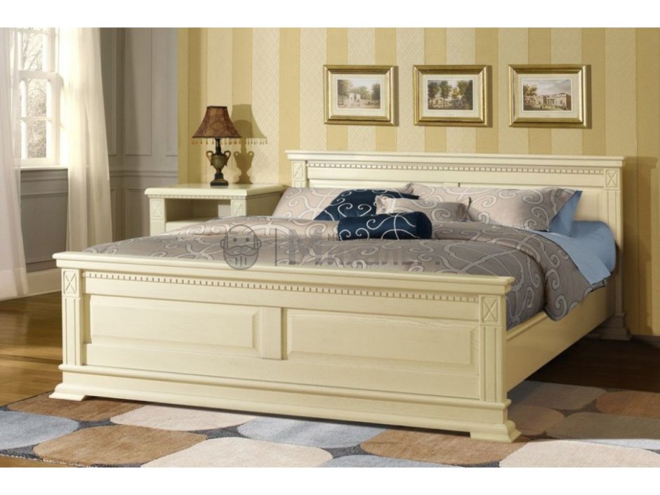 Спальня Верди Люкс слоновая кость