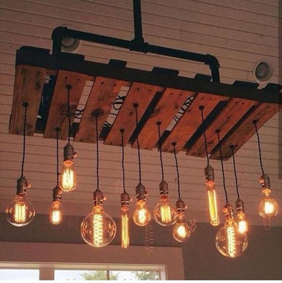 Люстра из корней дерева