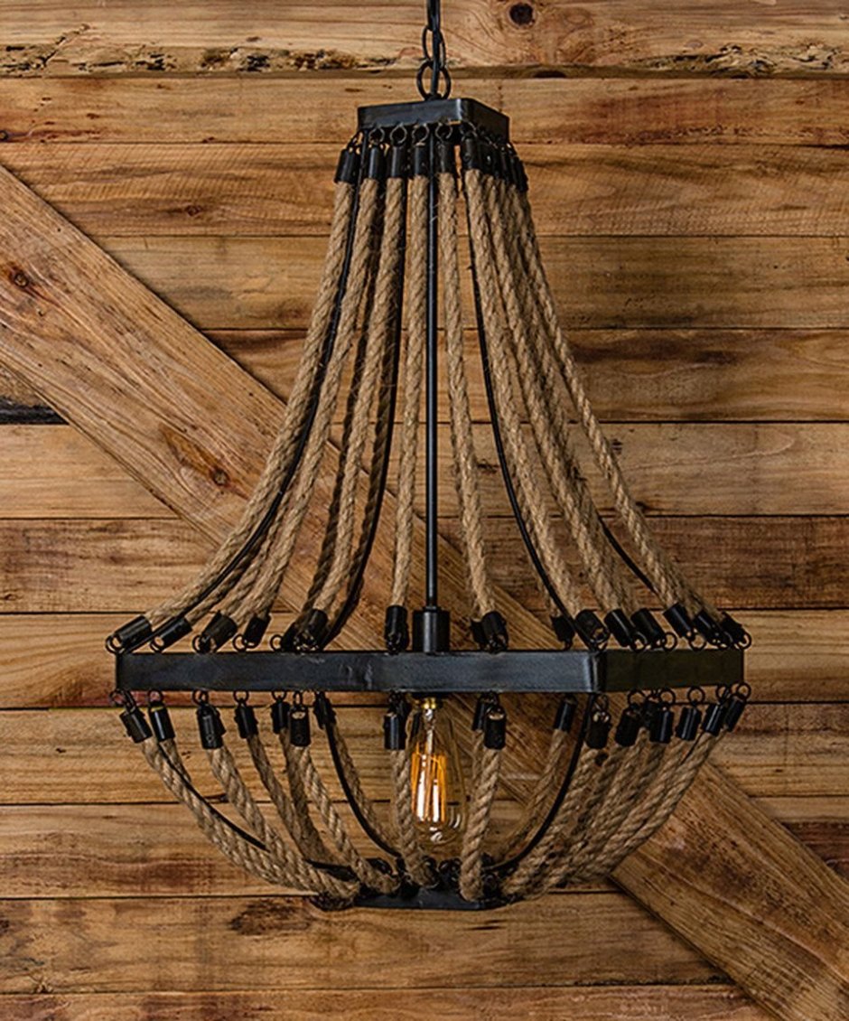 Светильник в баню из дерева