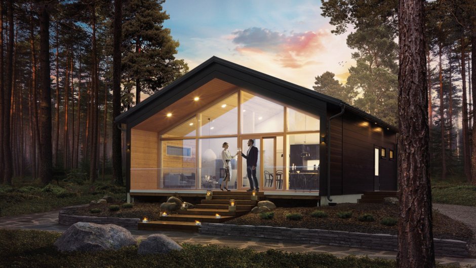 Скандинавский дом Honka