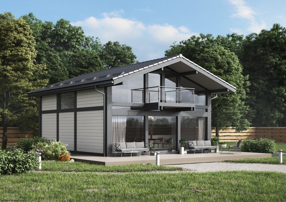 Дом фахверк проект Скандинавия