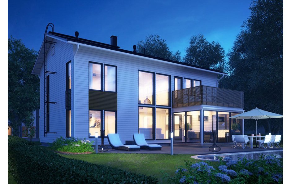 Финские домики двухэтажные