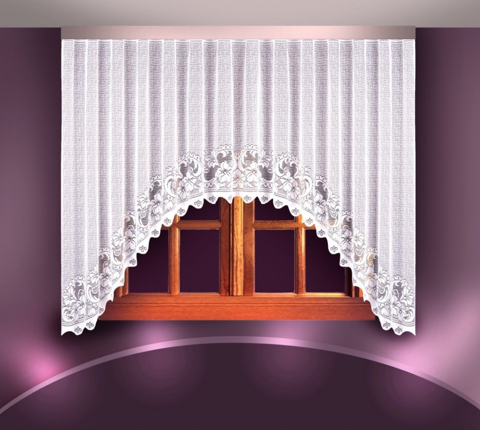 Тюль арка для гостиной