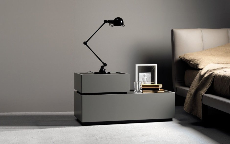 Прикроватная тумба Cortez Charcoal Floating Nightstand