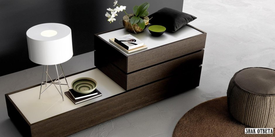 Тумба прикроватная овальная Лотус