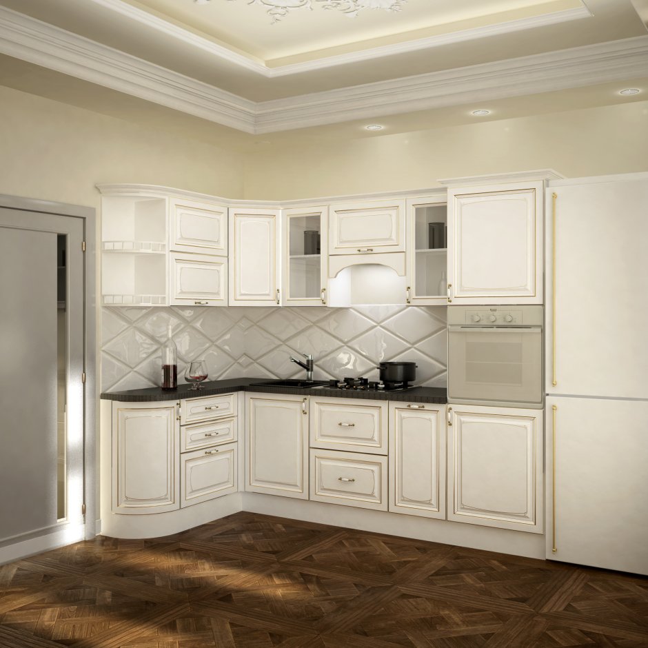 Угловая кухня из ЛДСП